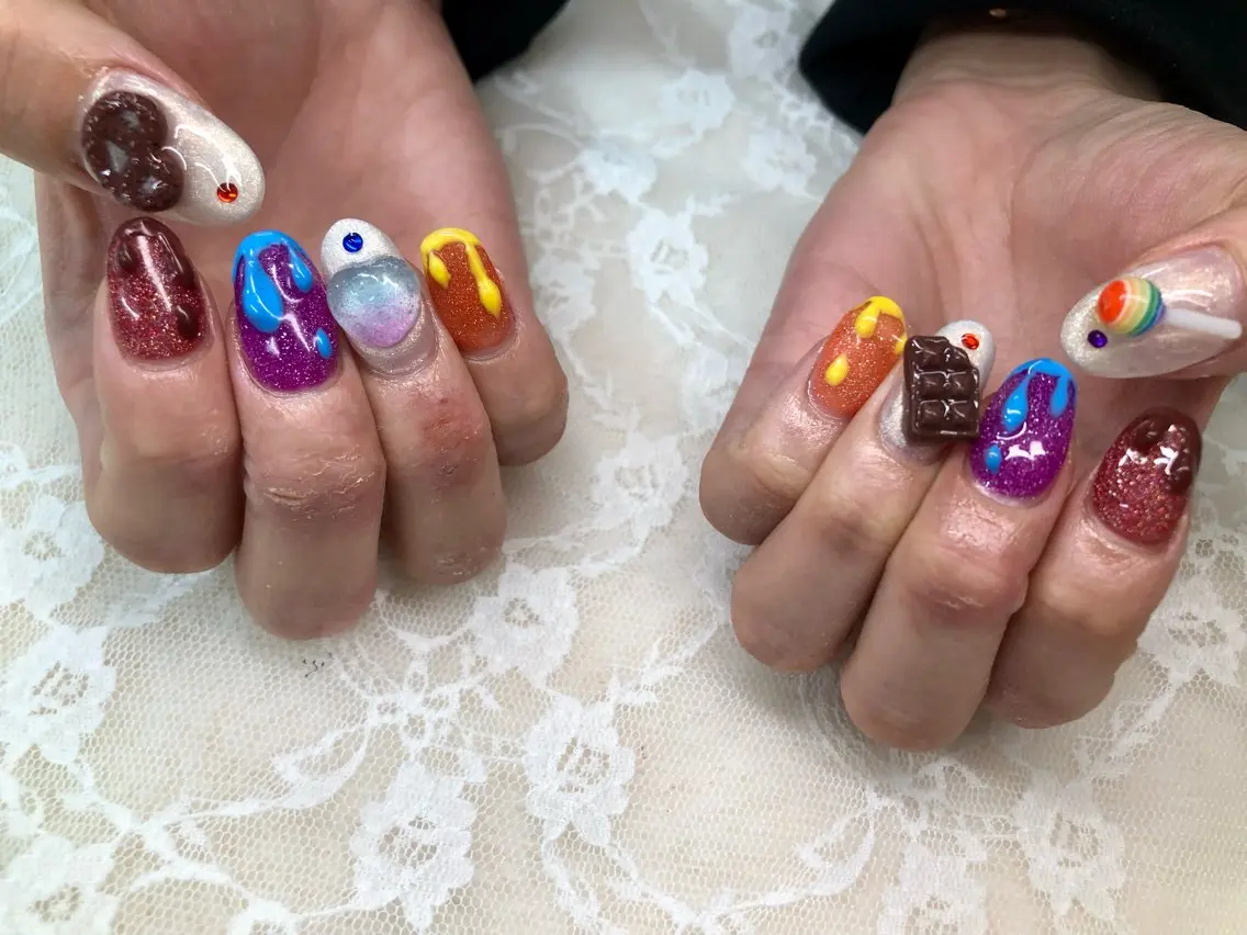 ネイル ハンドネイル ハンドケア 心斎橋Salon Epokkuのネイルデザイン
