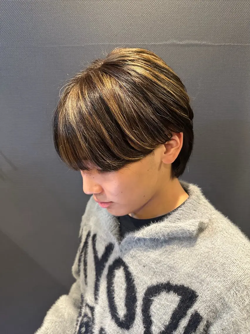 【メンズ限定🎨】カット×ダブルカラー¥24,200→13,200の写真