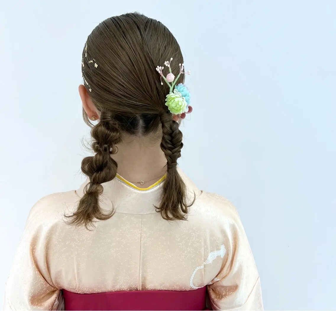 ヘアアレンジ 着付け 🌈 YUUNA🌈のヘアスタイル