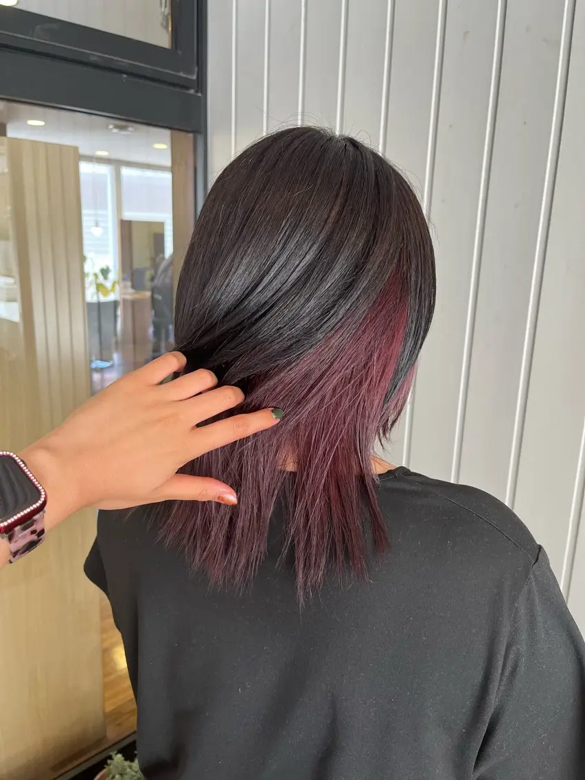 カット✂️インナーカラー🩵※インナーブリーチ込み🌱の写真