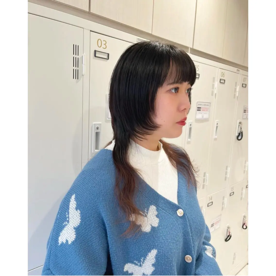 セミロング ヘアアレンジ 韓国ヘア 🎀中川綾乃🎀のヘアスタイル