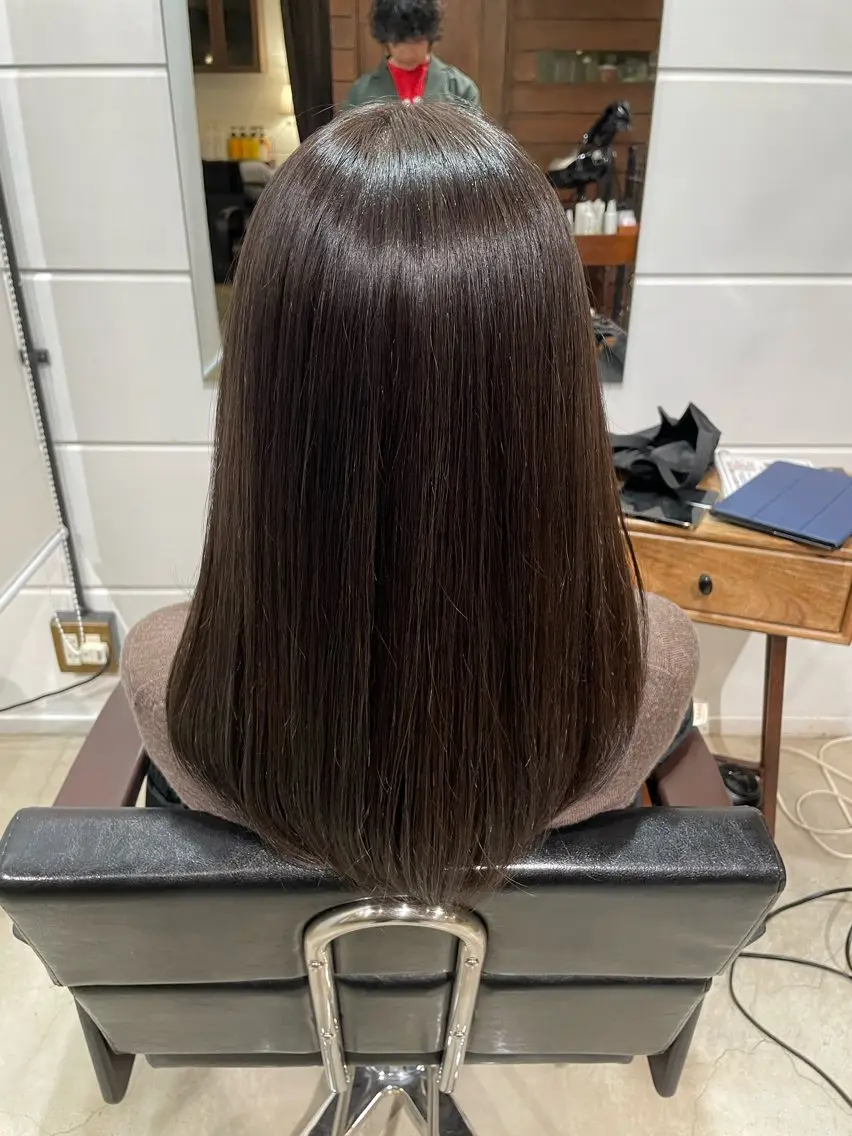 ロング カラー ブラウンカラー 透明感カラー ハイライトカラー ハイライト ヘアカラー 【お洒落パーマ】 Elme　肥塚康汰郎のヘアスタイル