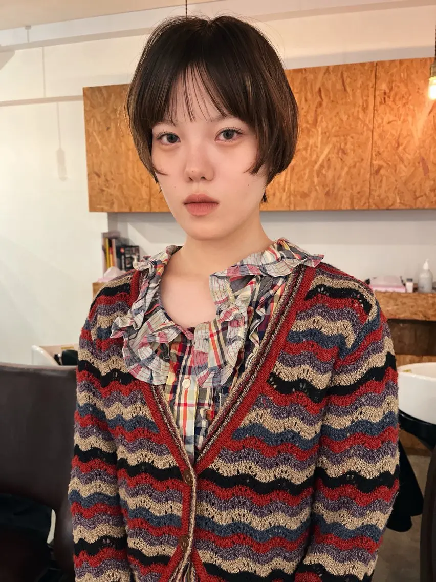 ショート 暖色/パーマ 🌼クニトウメイのヘアスタイル