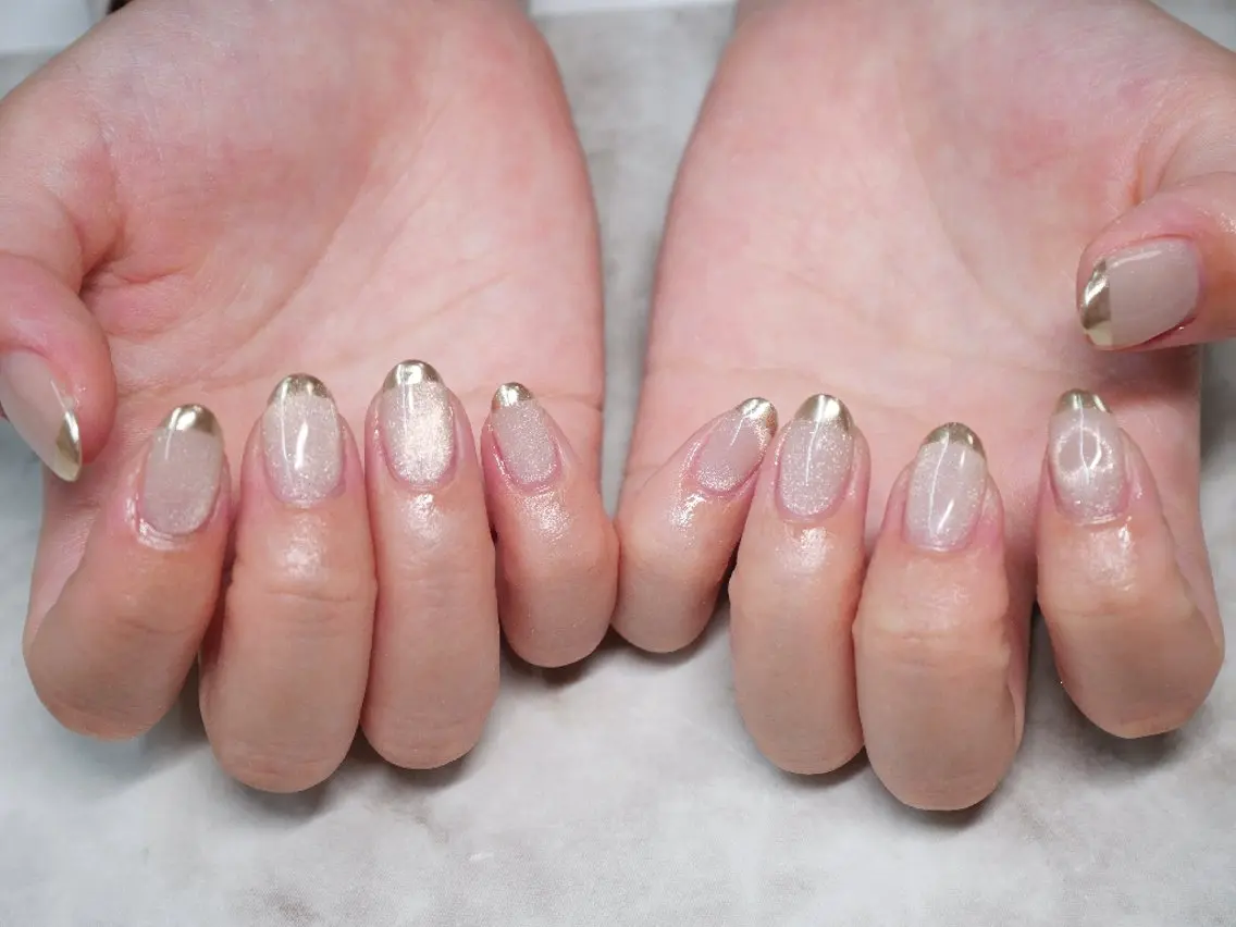 ネイル マグネットネイル ハンドネイル Nailsalon Graciasのネイルデザイン