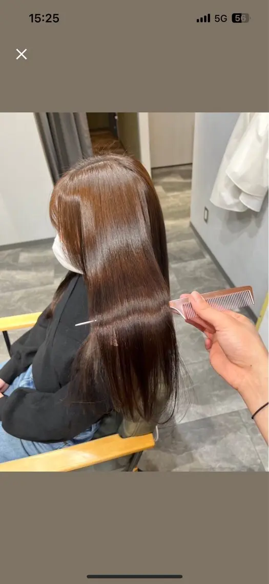 ロング トリートメント est小倉 髪質改善 / 希実のヘアスタイル