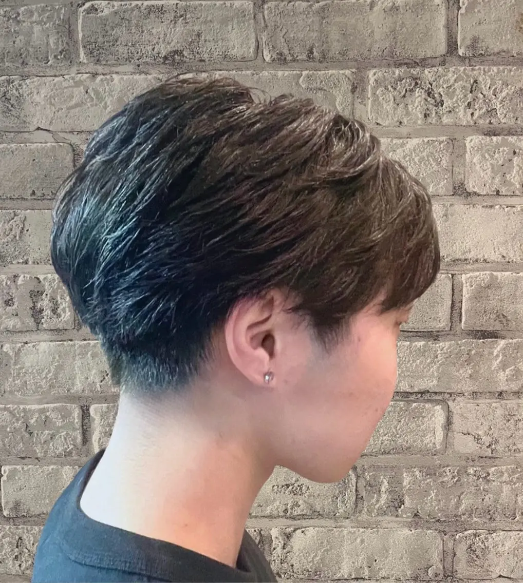 ショート パーマ メンズ Men's特化 ✂️ 垢抜けパーマ/宮澤蓮のヘアスタイル