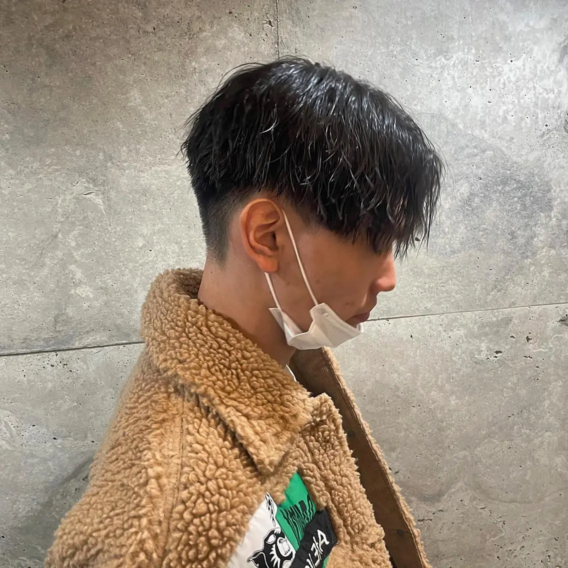 ミディアム メンズ Ryo 難波 メンズサロンのヘアスタイル