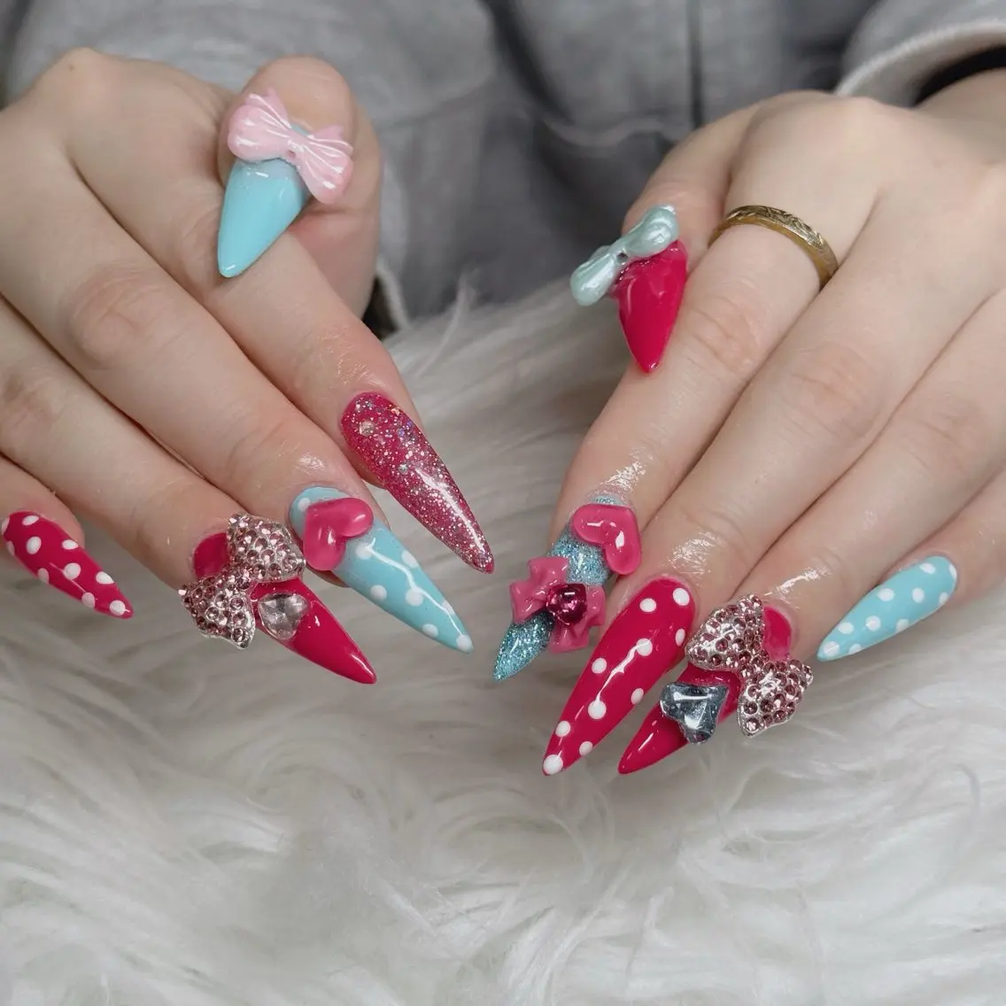 ネイル フットネイル フレンチネイル グラデーション 韓国ネイル ロングネイル ハンドネイル Hani Nail Salonのネイルデザイン