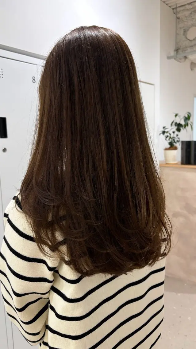 ロング カラー カット ヘアカラー トリートメント 似合わせ美髪ヘア✨ 天王寺.阿倍野🌈のヘアスタイル
