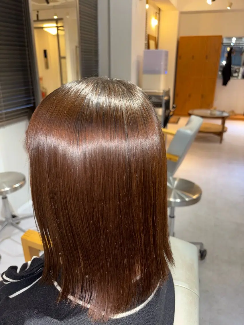 ミディアム 大藤 守遥のヘアスタイル