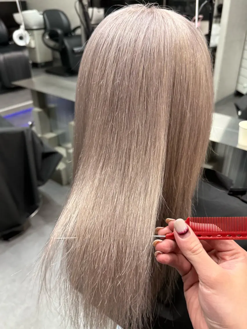 ロング カラー ヘアカラー トリートメント 暖色ハイトーン特化 ✨️シンジのヘアスタイル