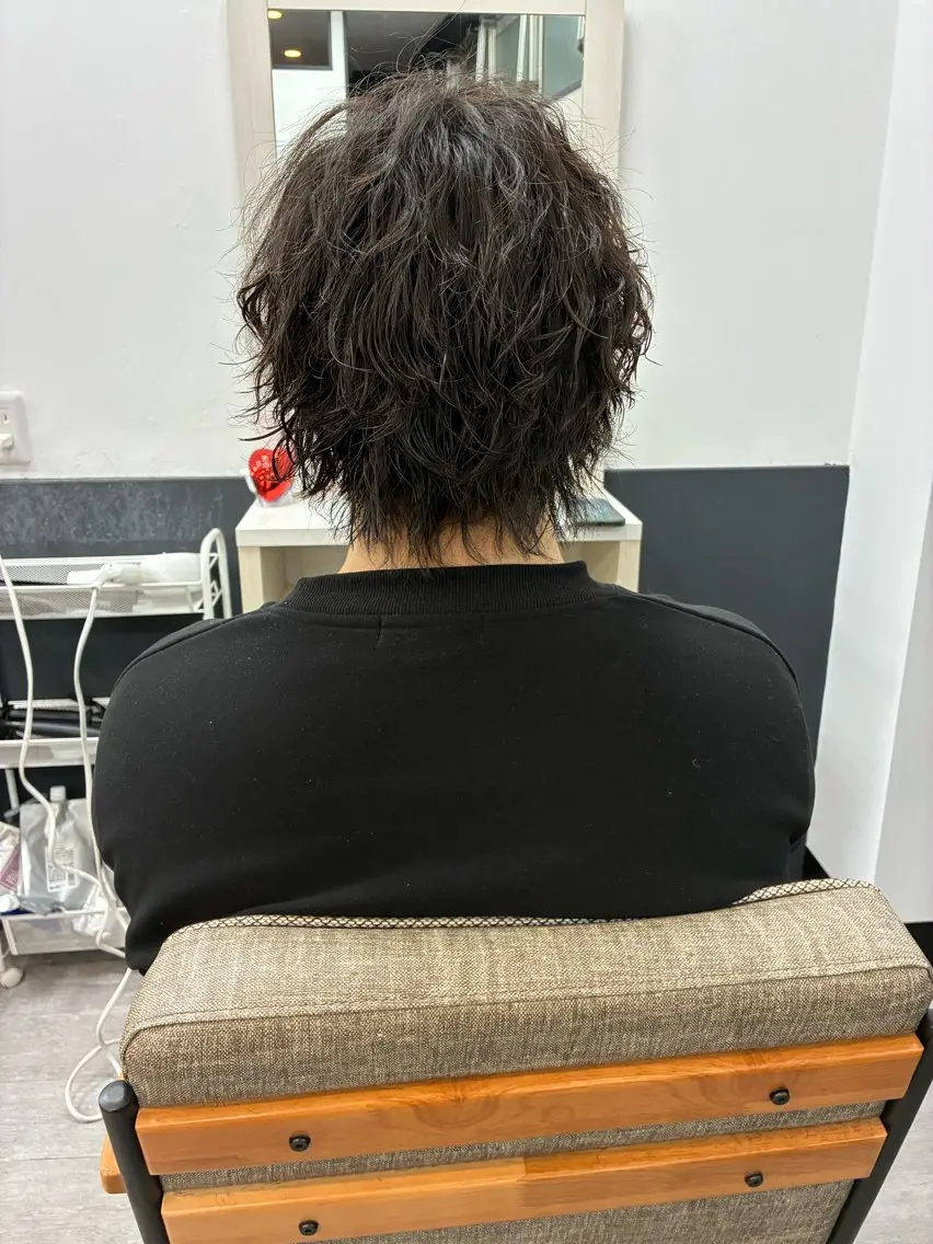 パーマ メンズ 縮毛矯正メンズパーマ 髪質改善特化のヘアスタイル