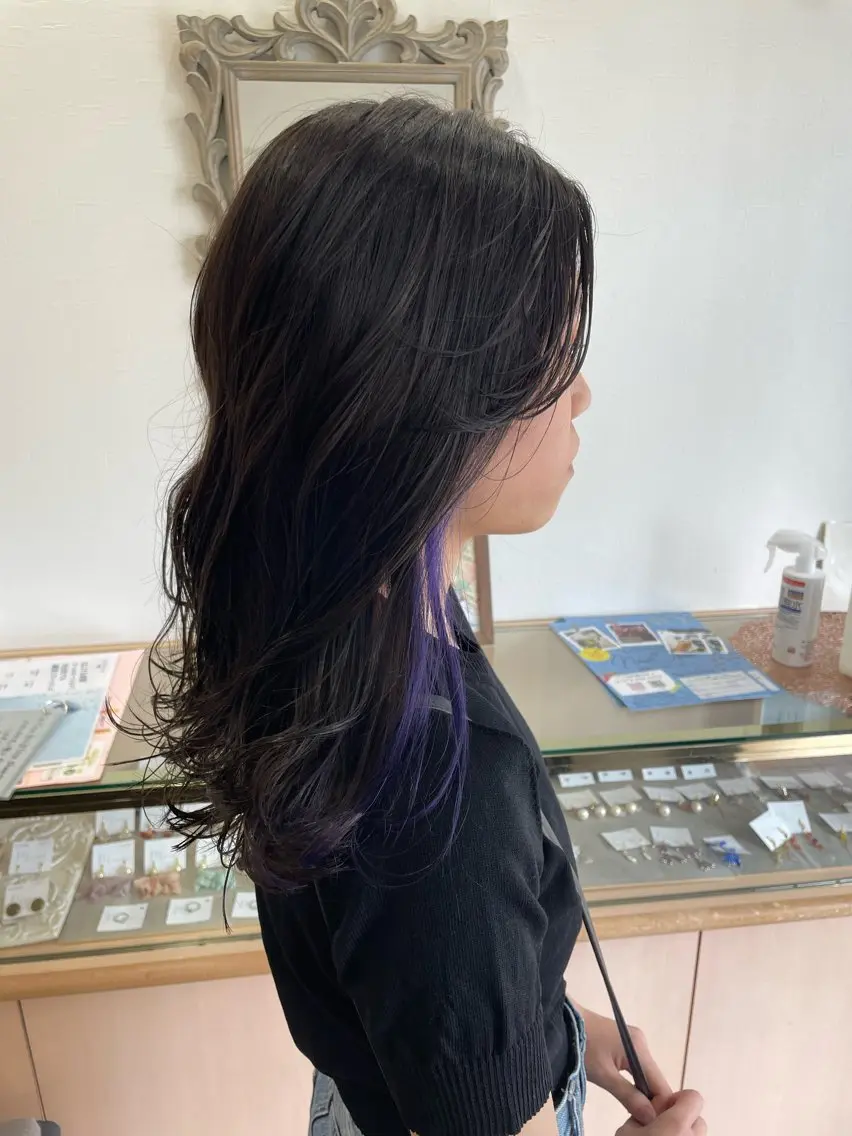 ロング カラー イヤリングカラー HairMake 3 🐬NANAMIのヘアスタイル