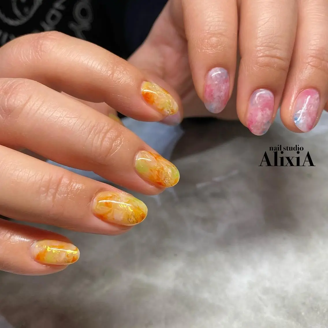 ネイル ハンドネイル AlixiA ゆみのネイルデザイン