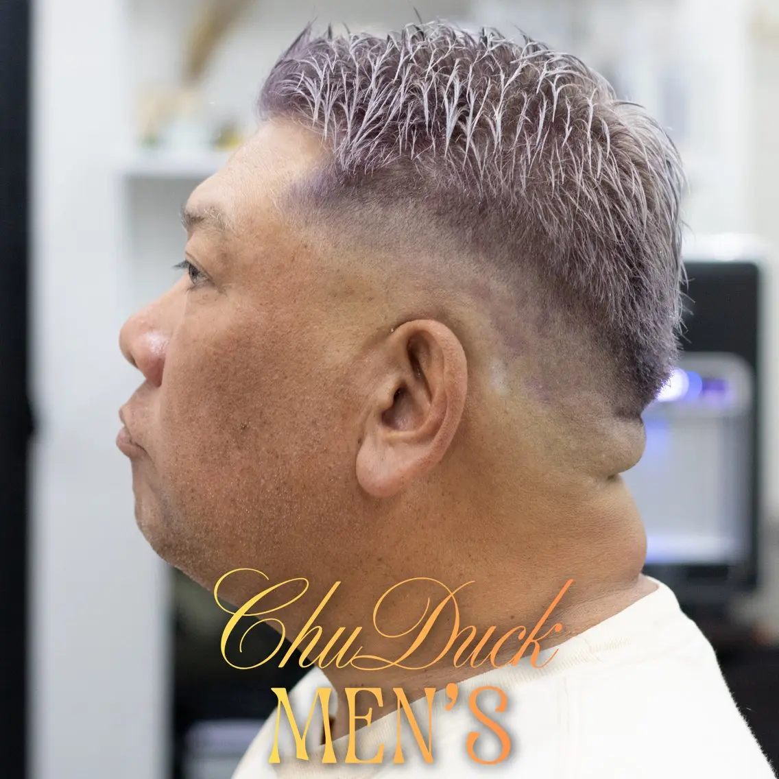 ショート カラー メンズ フェードカット カット フェード×メンズ カット|SHOTAのヘアスタイル