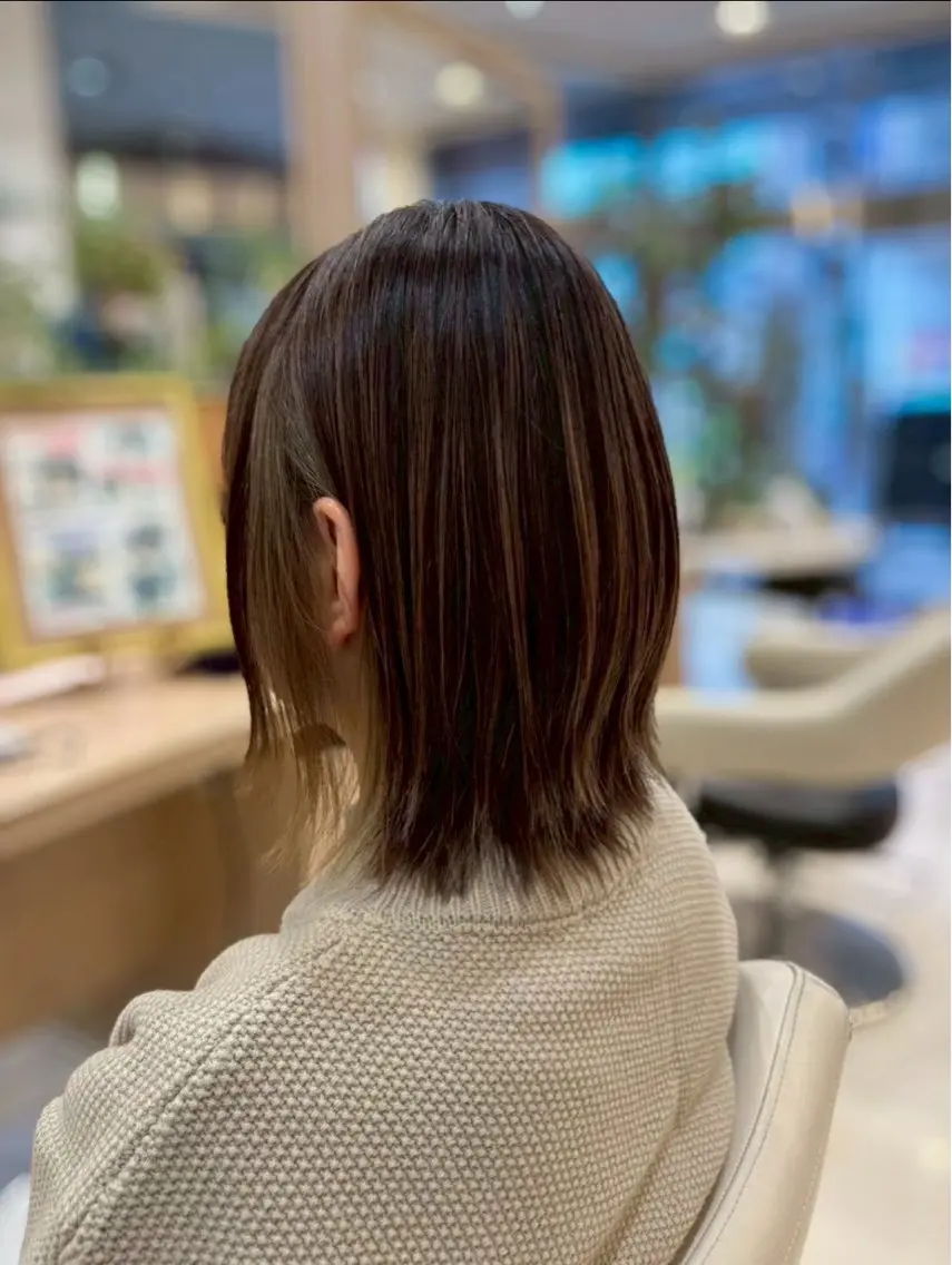 カラー ヘアカラー 艶髪カラー 矯正 モデル募集/Aoiのヘアスタイル