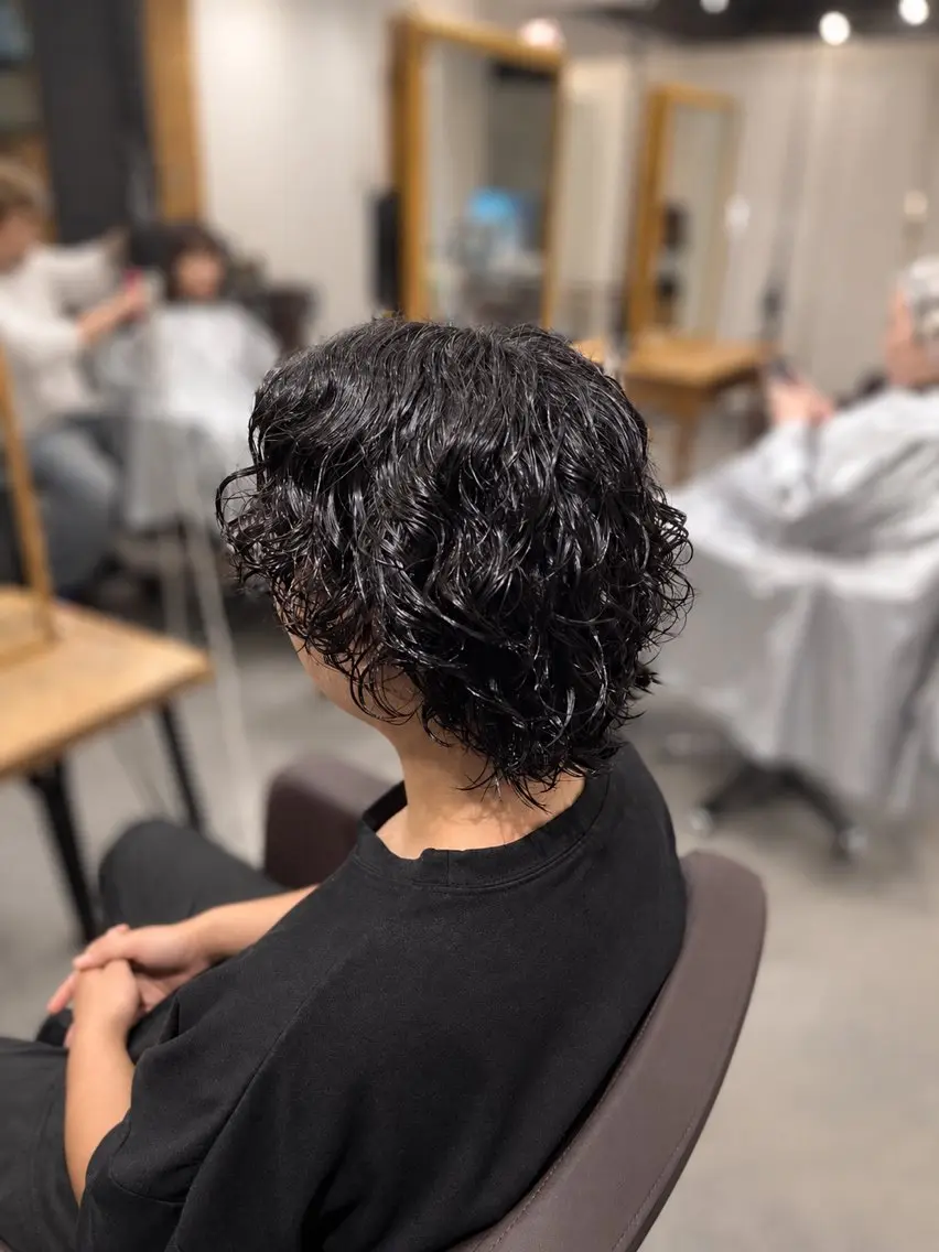 メンズカット➕パーマの写真