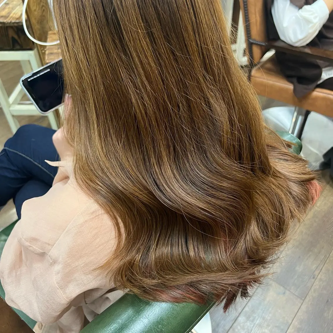 ロング カラー 平井/レイヤーカット /ハッシュカット🩰のヘアスタイル