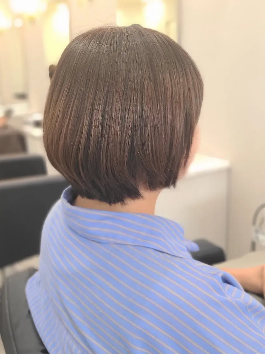 ショート ショートボブ ボブ ショートヘア カット 桐島 令奈のヘアスタイル