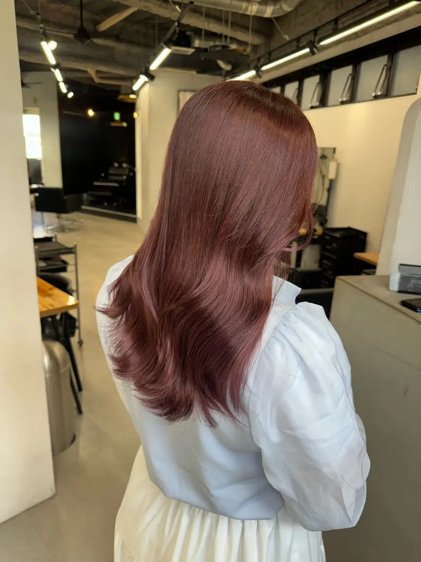ロング カラー ヘアカラー トリートメント Rico / bob/グレージュのヘアスタイル