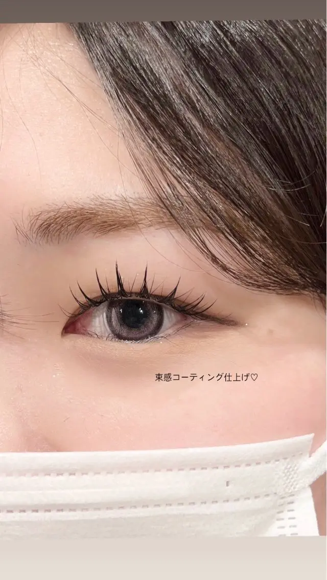 マツエク・マツパ マツパ 代官山MIRU🤍 似合わせ束感/美眉のマツエク・マツパデザイン