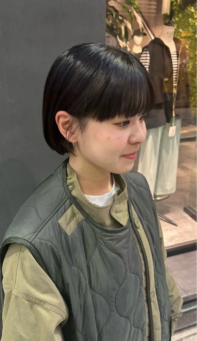 ボブ限定!{ カット+艶カラー+保湿トリートメント🐩🪽 }の写真