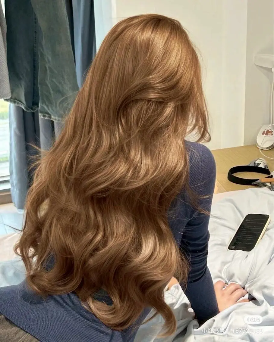 ロング カラー 🍀ブラウンベージュ sakura🍀のヘアスタイル