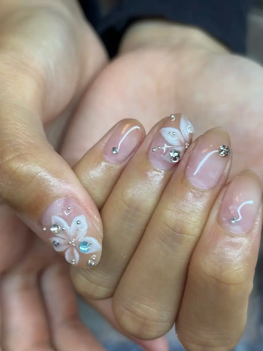 ネイル ハンドネイル ◯mebore nail◯のネイルデザイン