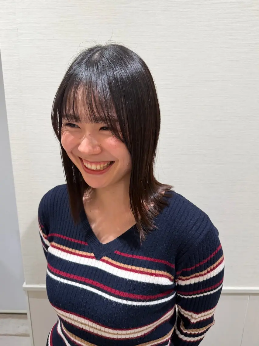 ショート ボブ 顔周りカット レイヤーカット 朴 鈴香のヘアスタイル