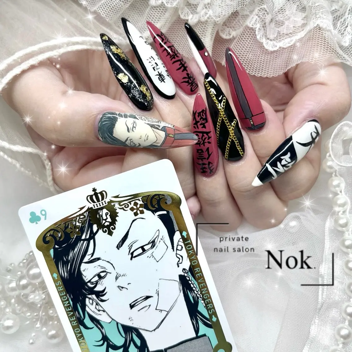 ネイル ハンドネイル 池袋痛ネイル Nok. 渡辺のネイルデザイン