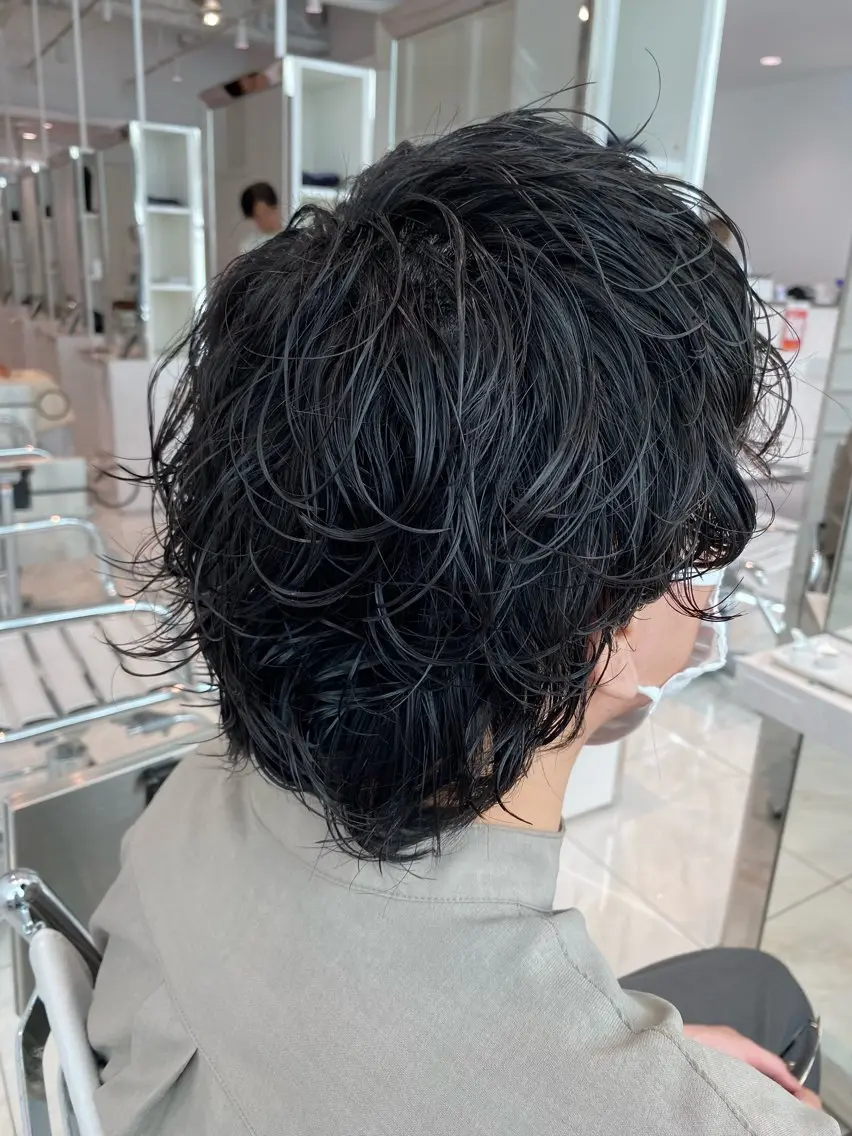 《メンズ限定》カット＋パーマ＋トリートメントの写真