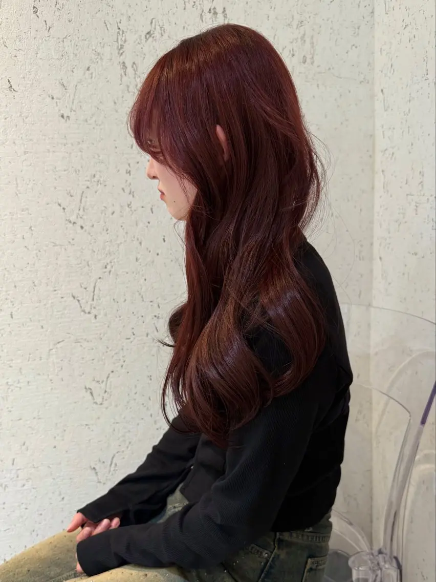 ロング カラー ヘアカラー トリートメント mai / linoah˚✧のヘアスタイル