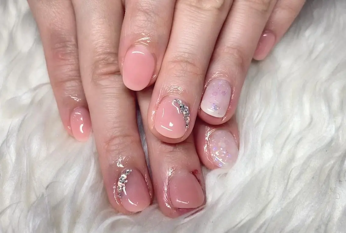 ネイル ジェルネイル 韓国ネイル 持ち込み オフィスネイル パラジェル ハンドネイル Nail&eye Belire 新宿のネイルデザイン