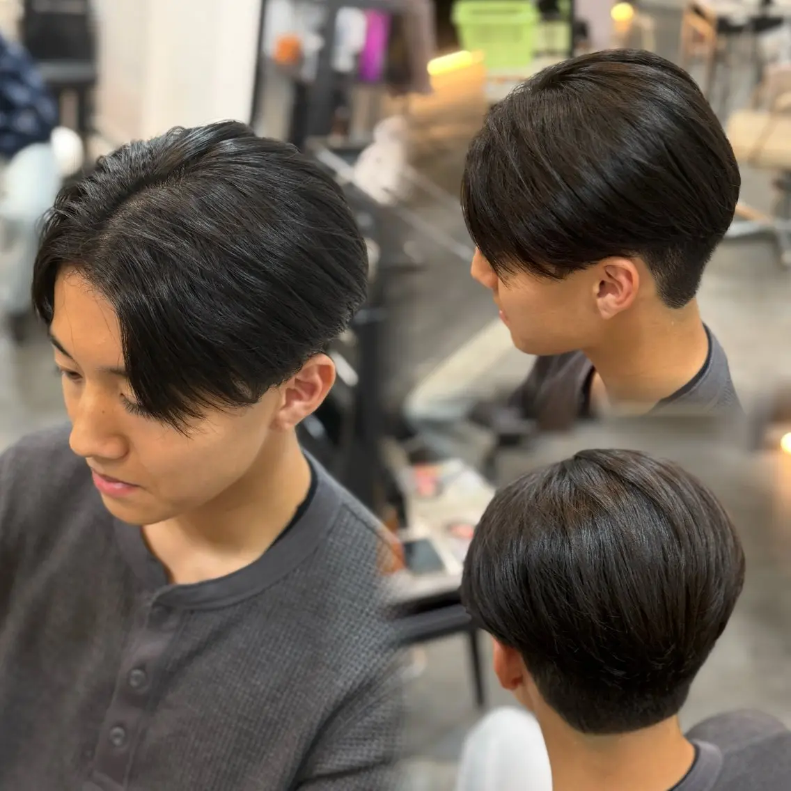 パーマ メンズ 縮毛矯正 水野 杏香のヘアスタイル