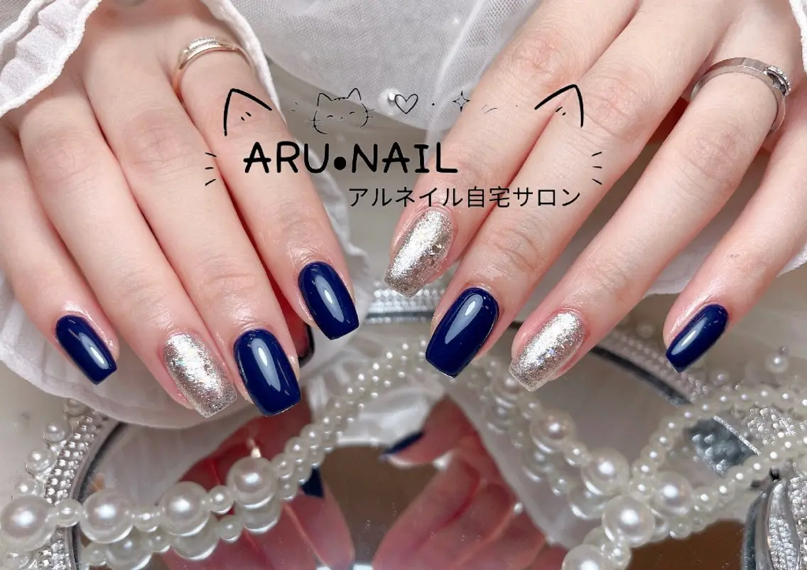 ネイル ワンカラーネイル ARU·NAIL 自宅サロン港区宝神のネイルデザイン