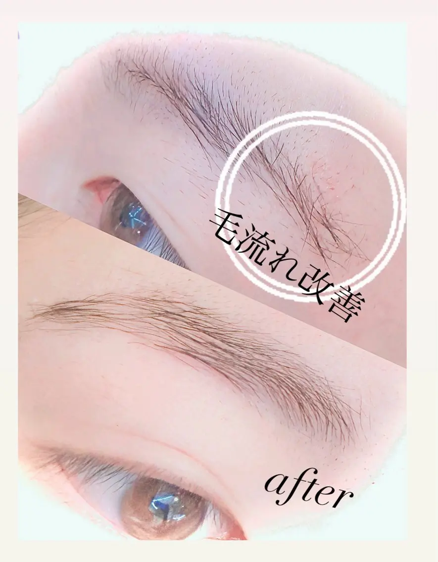 shou shou人気𝐍𝐨. 3.-まゆげパーマ(waxあり) 毛流れ改善パーマの写真