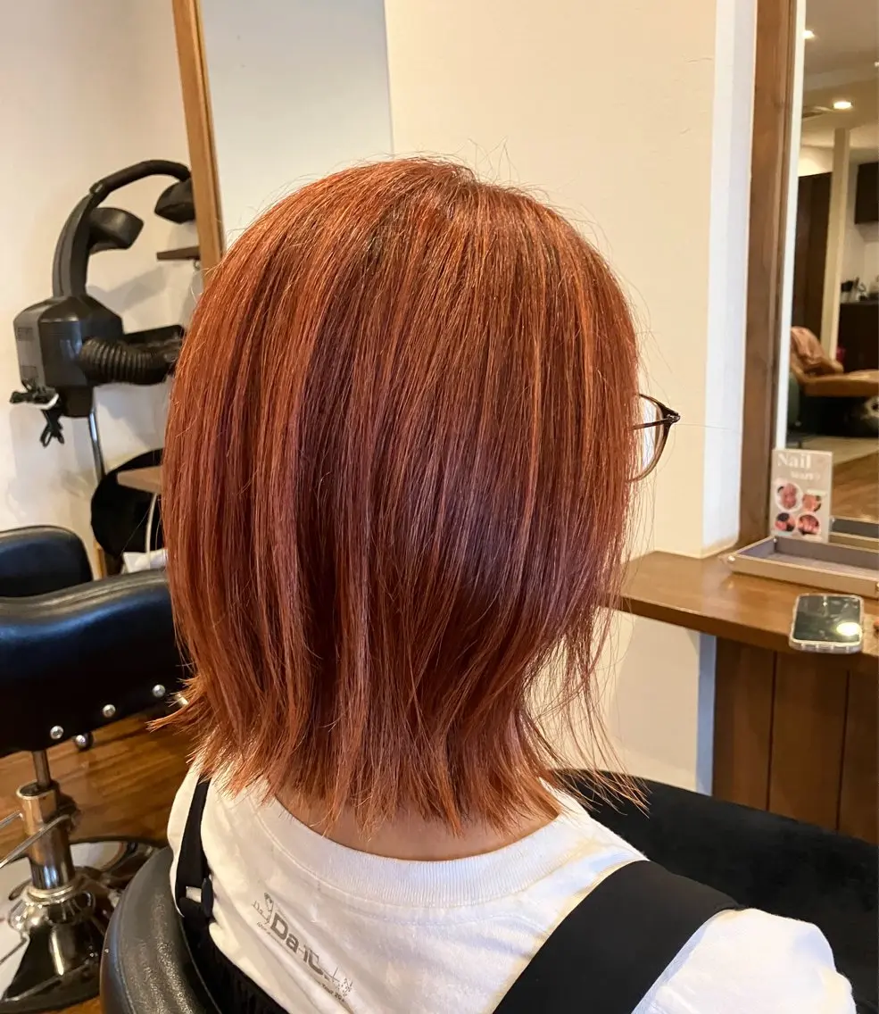 セミロング 馬場 麻奈美のヘアスタイル