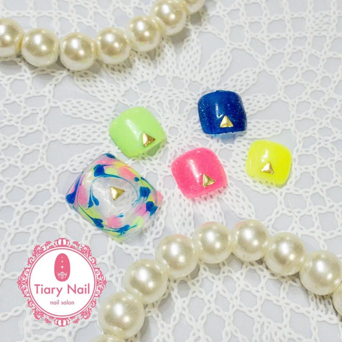 ネイル tiarynail K K🐼のネイルデザイン