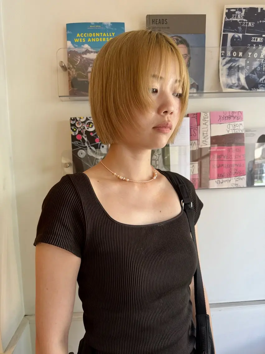 ショート 🙃 透明感カラー/ボブのヘアスタイル