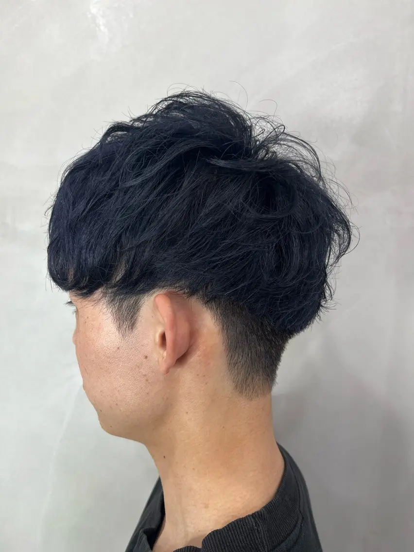ショート パーマ メンズ メンズパーマ 木下 旬起のヘアスタイル
