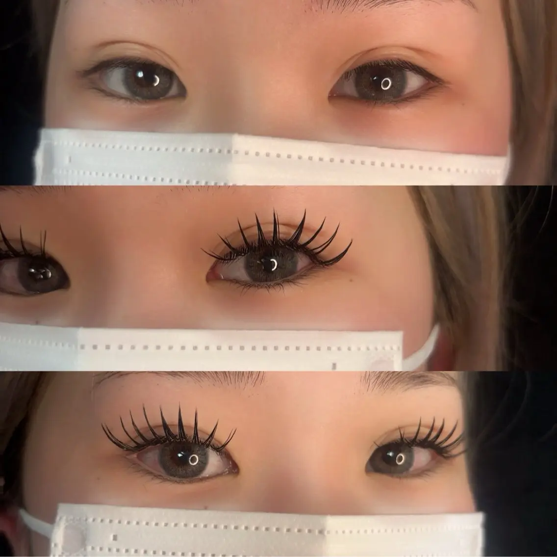 マツエク・マツパ Lカール 一重×まつ毛パーマ マツエク linda なみのマツエク・マツパデザイン