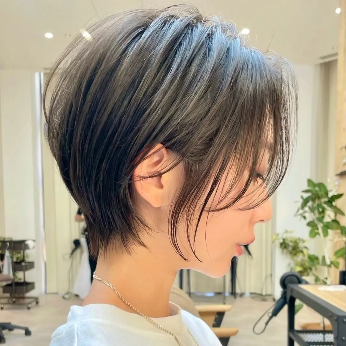ショート カラー 似合わせカット ショートヘア カット ヘアカラー 豊中/ショート特化/ 似合わせ/たかいのヘアスタイル