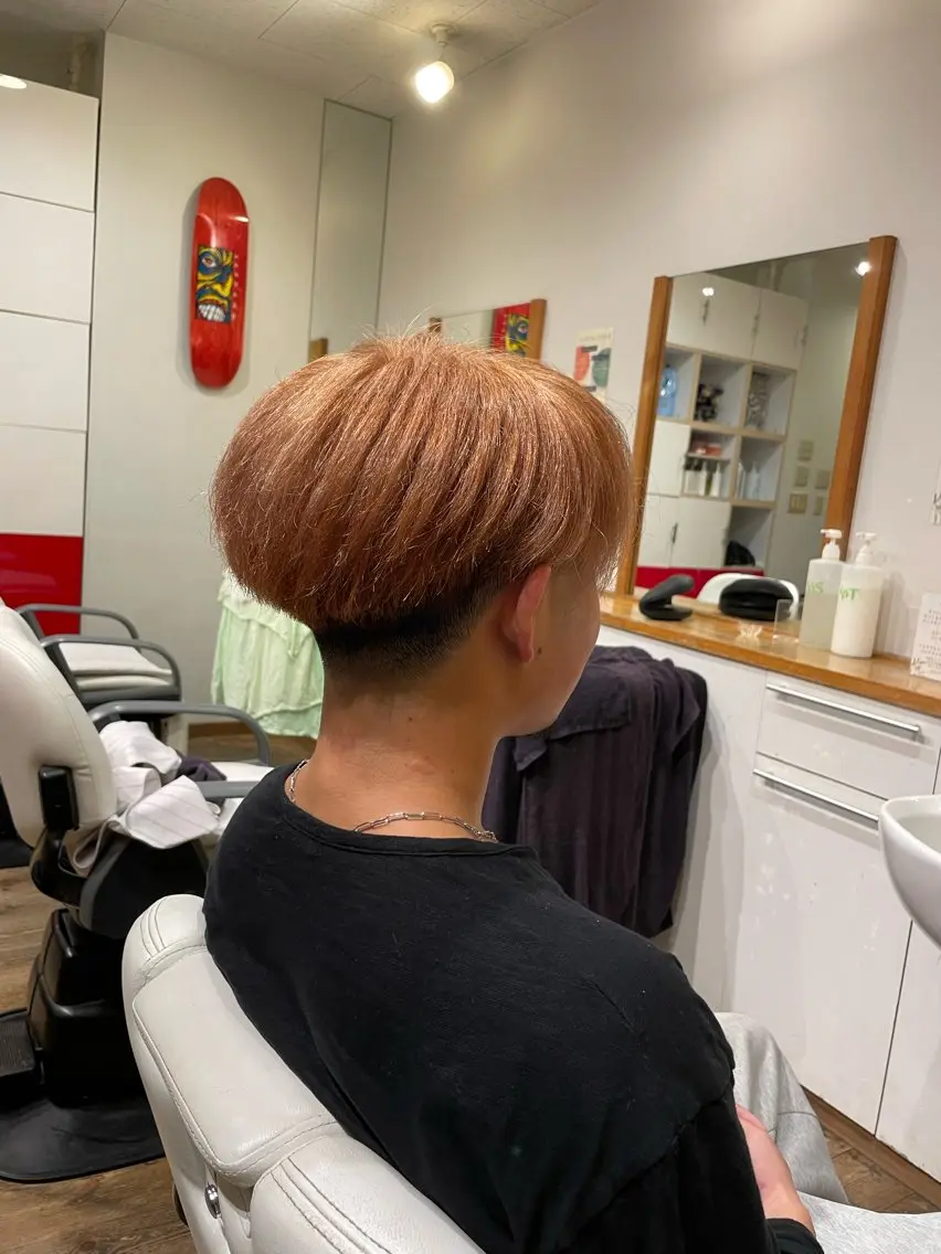 ショート カラー カット ヘアカラー 椿 大輔のヘアスタイル