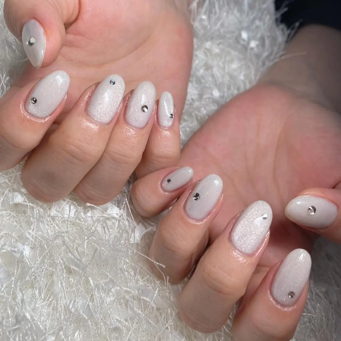 ネイル 長さ出し フレンチネイル ジェルネイル グラデーション 韓国ネイル ハンドネイル Nail&eye Belire 新宿のネイルデザイン