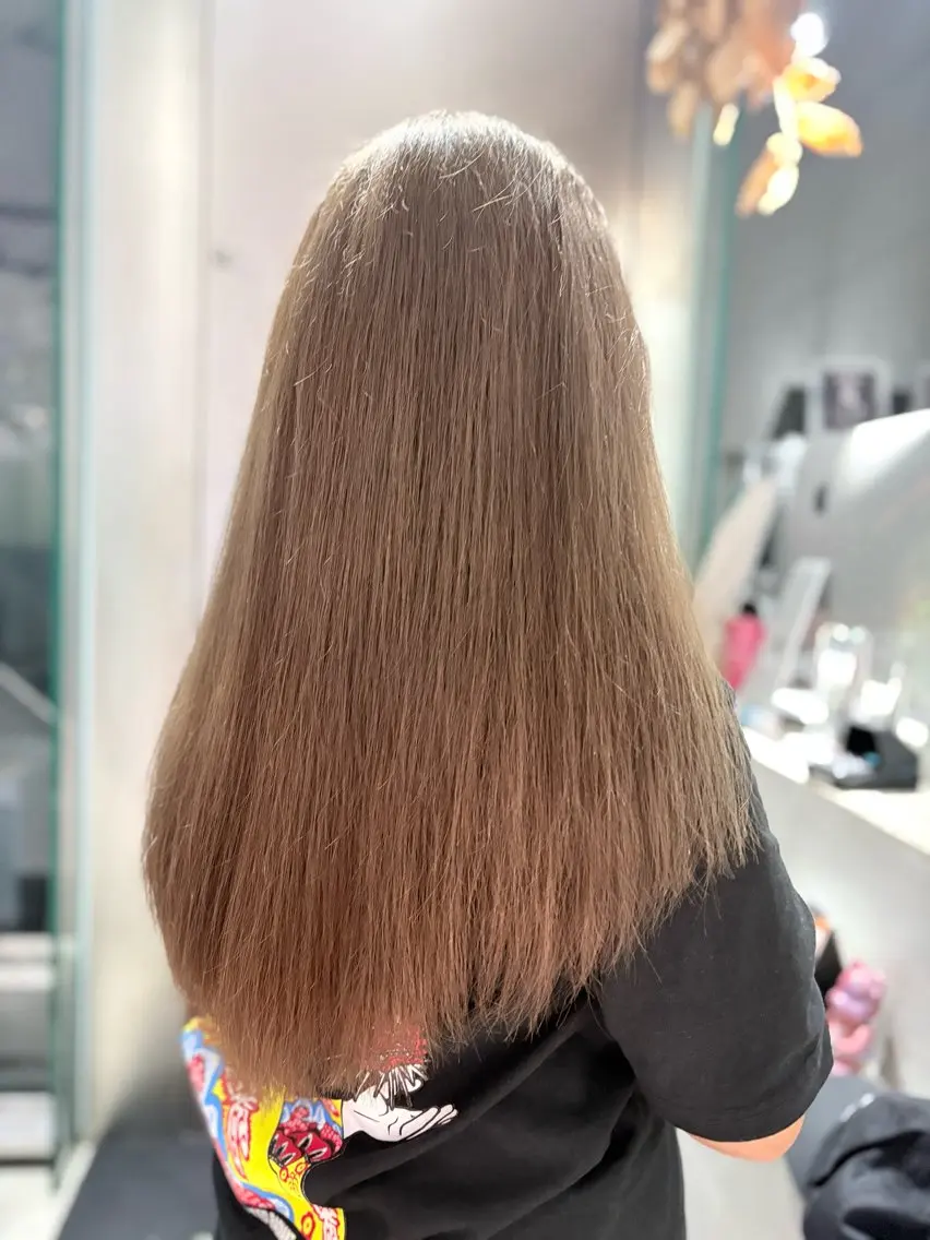 ロング カラー ブリーチ 【CHERIE】天神 大名サロン💫りんのヘアスタイル