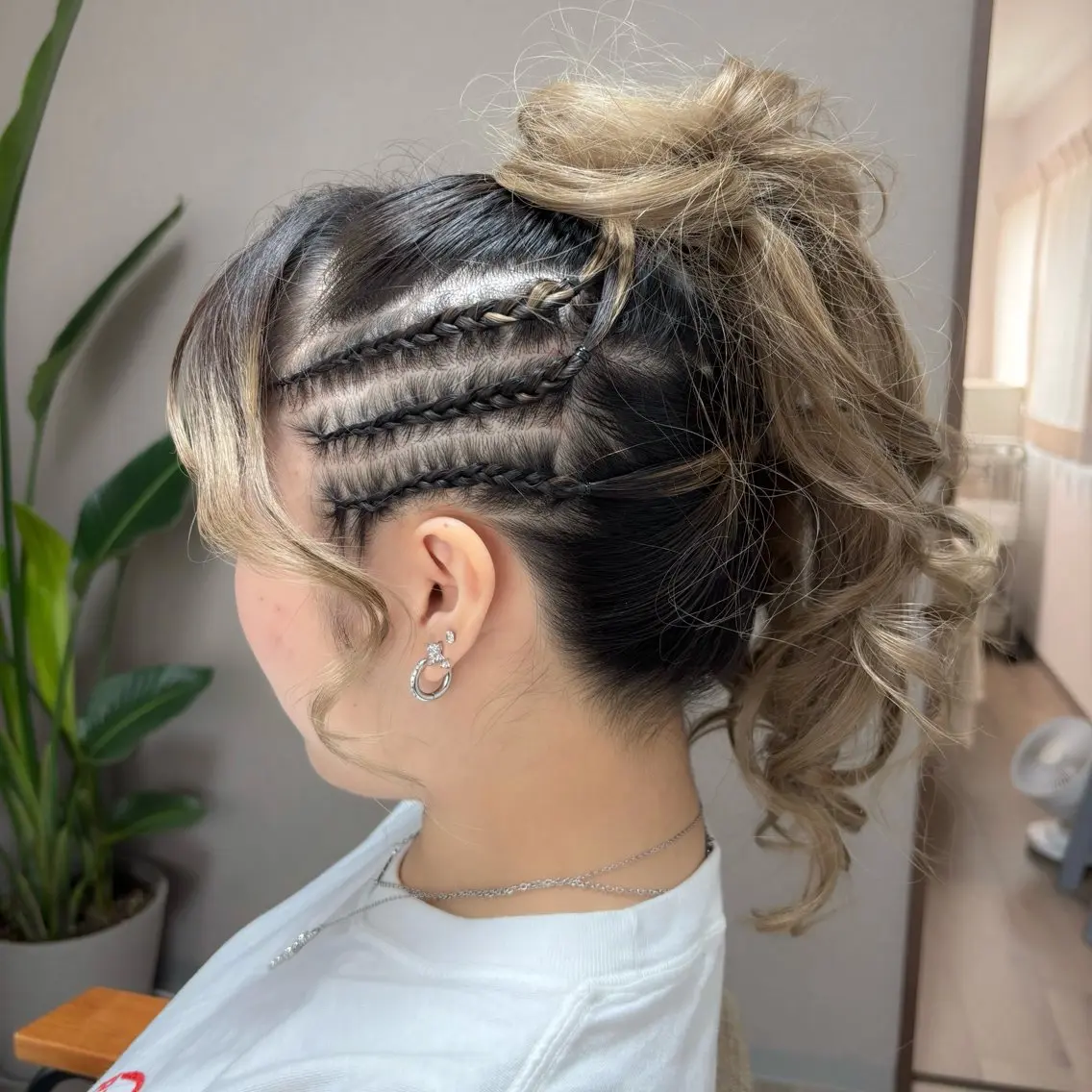 セミロング ヘアアレンジ ヘアセット Mieux Hair ひなこ🫧のヘアスタイル