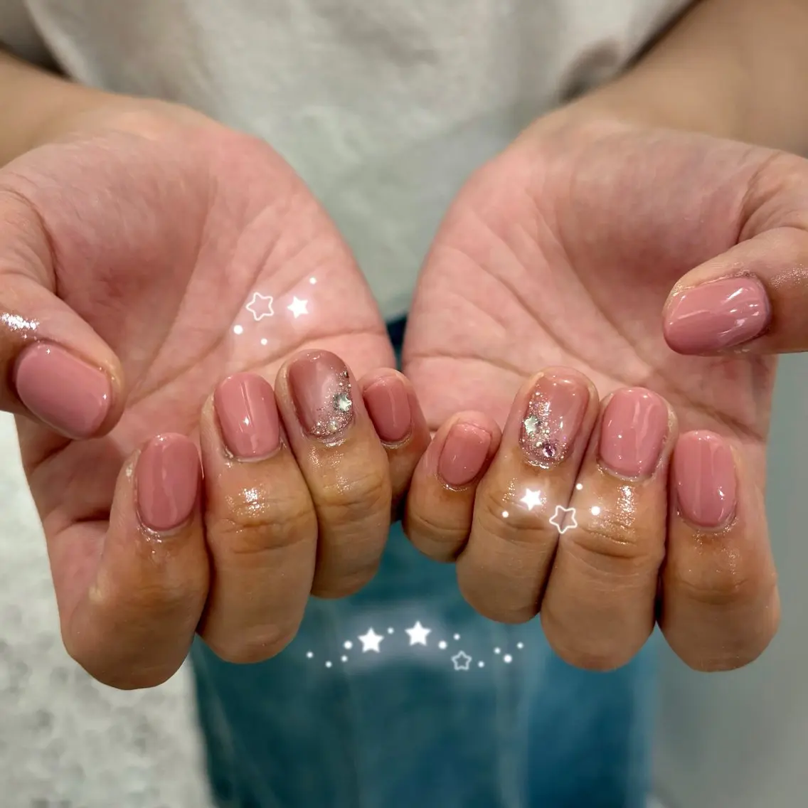ネイル マグネットネイル メンズネイル ニュアンスネイル ワンカラーネイル シンプルネイル ハンドネイル あいり/ NailLife金山のネイルデザイン