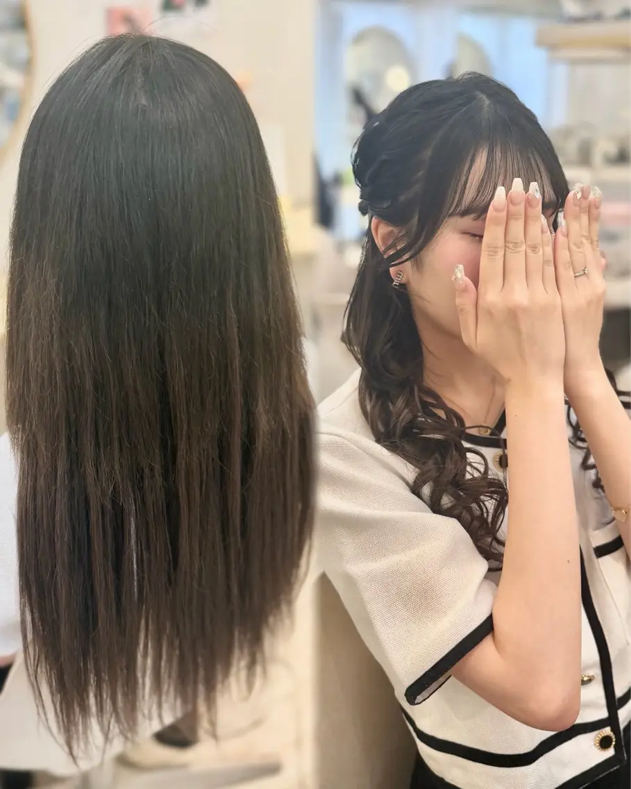 ロング ヘアアレンジ ヘアセット 梅田茶屋町ヘアセット 🎀RIONA🎀のヘアスタイル