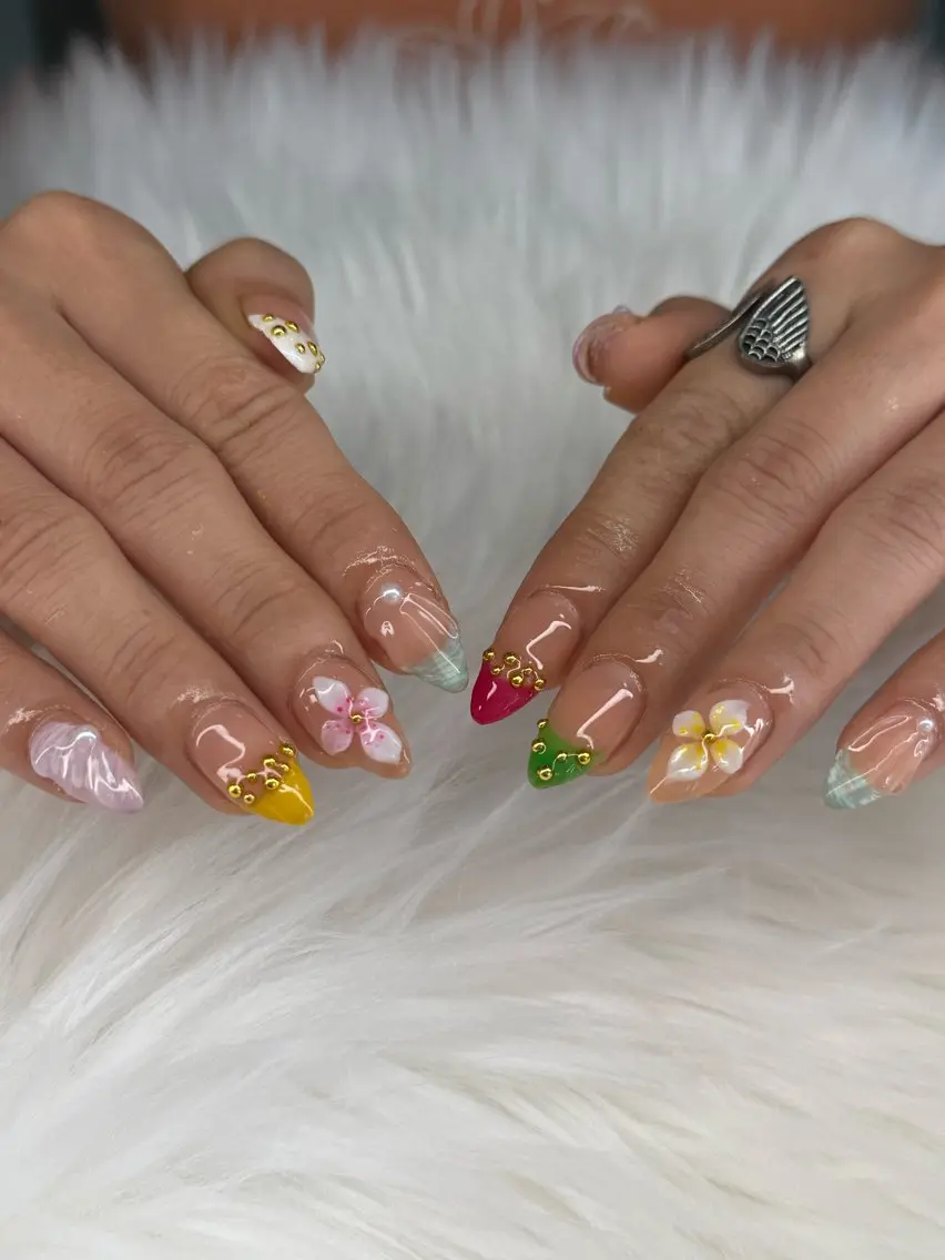 ネイル ハンドネイル ピンクドールハウス momokaのネイルデザイン