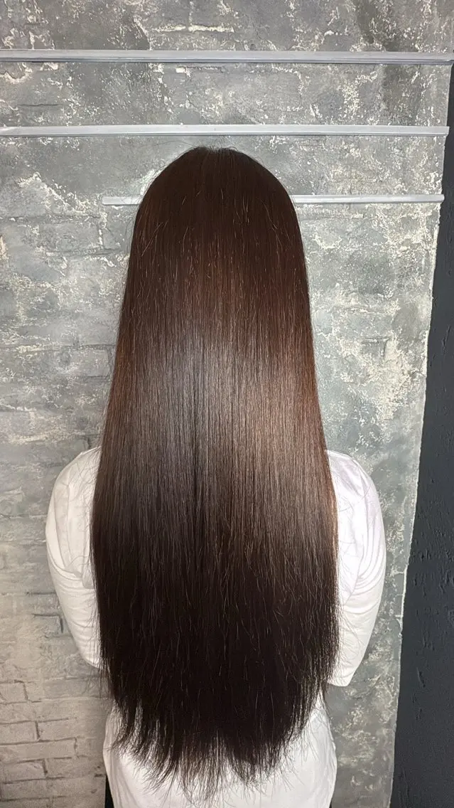 ロング 縮毛矯正 カラー・縮毛モデル 募集🌈MAMU🌈のヘアスタイル